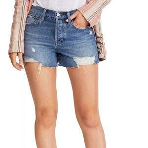 🍀 FREE PEOPLE NWT BYRON BAY DENIM SHORTS